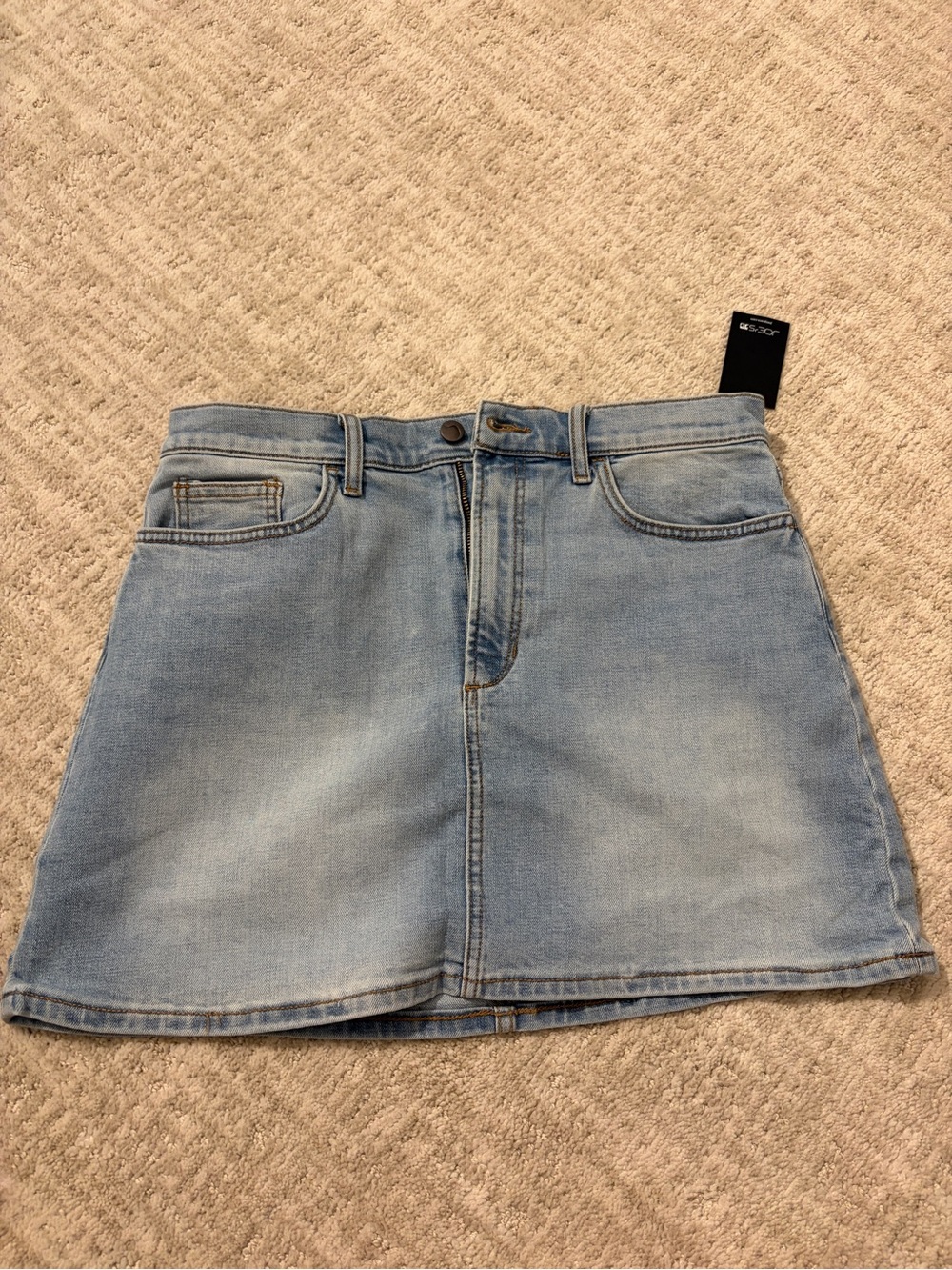 Joe’s Jeans Light Wash Denim Mini Skirt BNWT - Picture 2 of 5